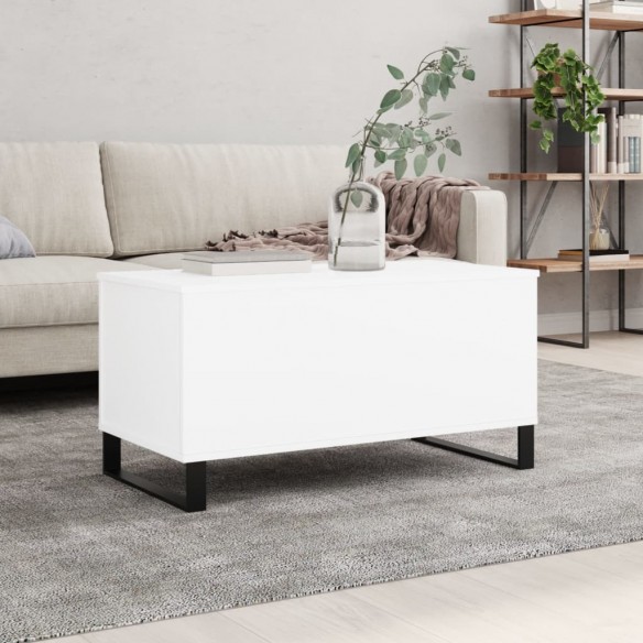 Table basse Blanc 90x44,5x45 cm 
