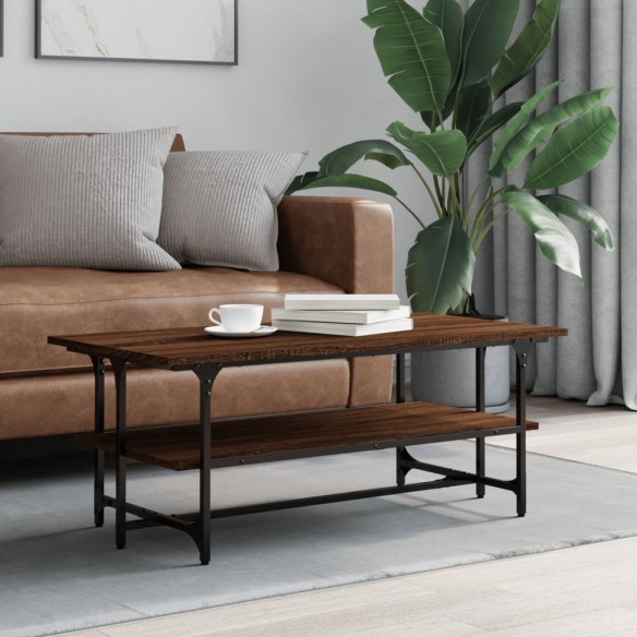 Table basse Chêne marron 100x50x40 cm 