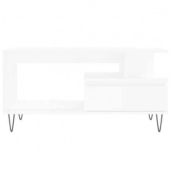 Table basse Blanc 90x49x45 cm  Table basse Blanc 90x49x45 cm