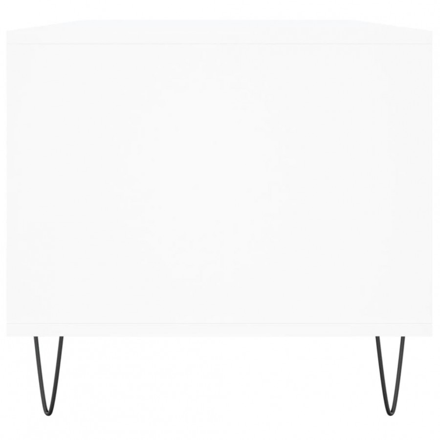 Table basse Blanc 90x49x45 cm
