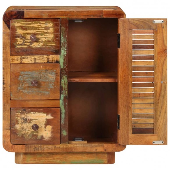 Buffet avec 3 tiroirs 55x30x70 cm bois de récupération massif Buffet avec 3 tiroirs 55x30x70 cm bois de récupération massif