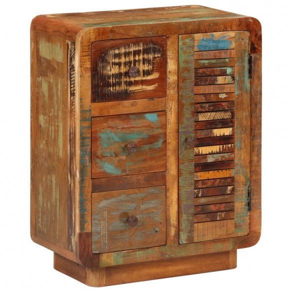 Buffet avec 3 tiroirs 55x30x70 cm bois de récupération massif Buffet avec 3 tiroirs 55x30x70 cm bois de récupération massif