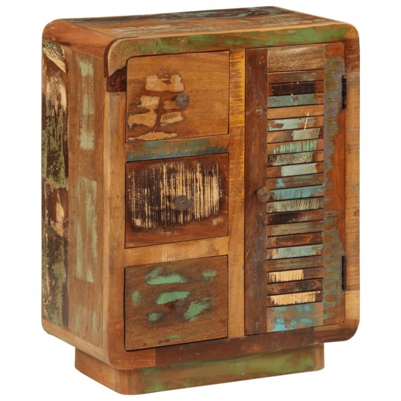 Buffet avec 3 tiroirs 55x30x70 cm bois de récupération massif Buffet avec 3 tiroirs 55x30x70 cm bois de récupération massif