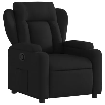 Fauteuil inclinable Noir Tissu 2