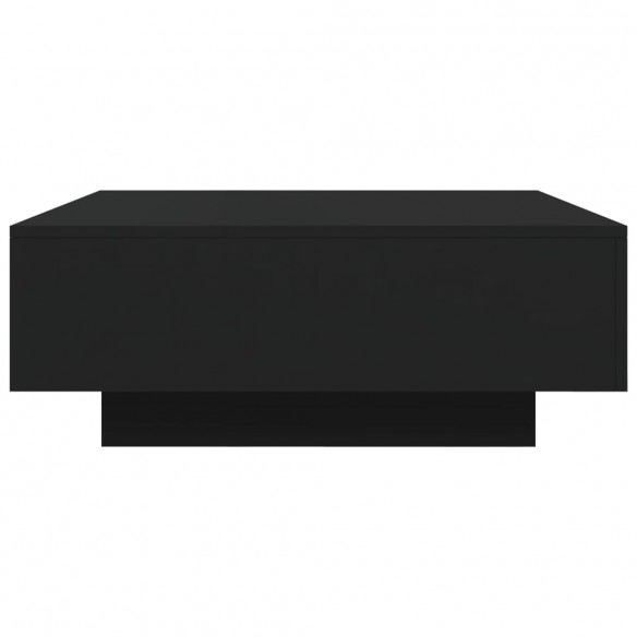 Table basse noir 80x80x31 cm bois d'ingénierie Table basse noir 80x80x31 cm bois d'ingénierie