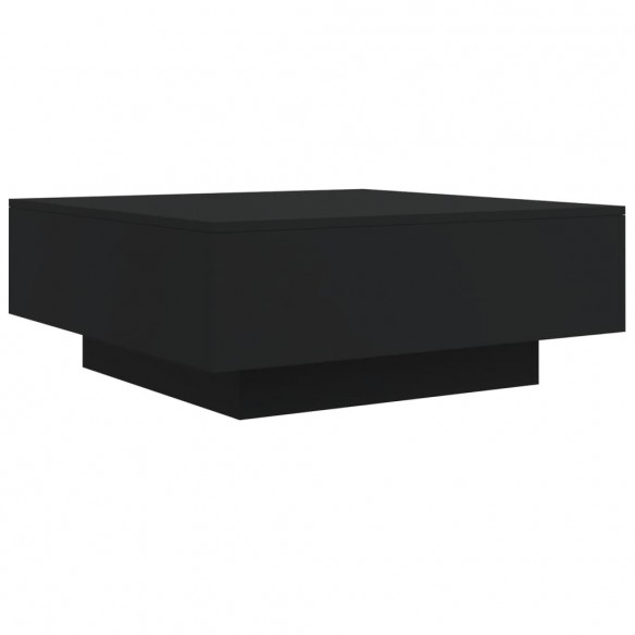 Table basse noir 80x80x31 cm bois d'ingénierie Table basse noir 80x80x31 cm bois d'ingénierie