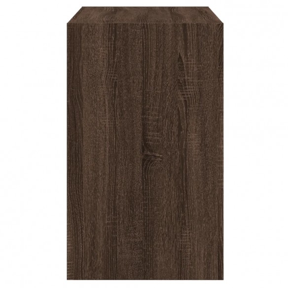 Armoire à chaussures chêne marron 80x42x69 cm bois ingénierie