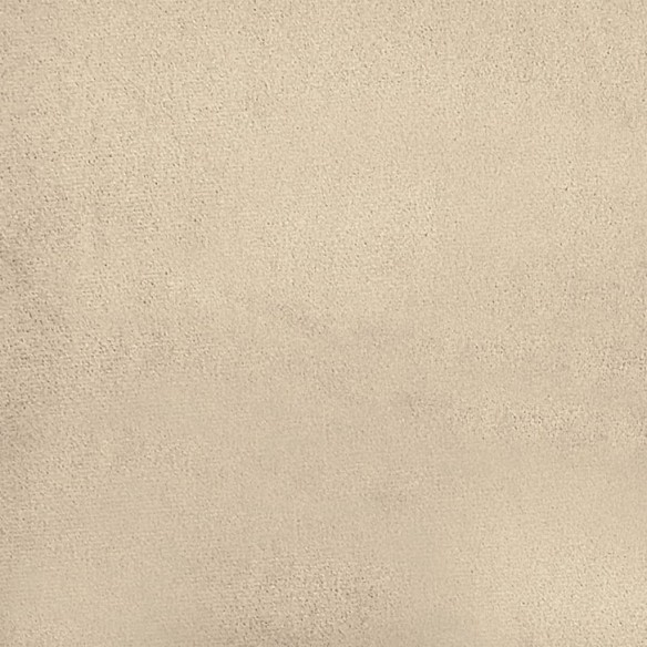 Canapé à 2 places Crème 120 cm Tissu microfibre