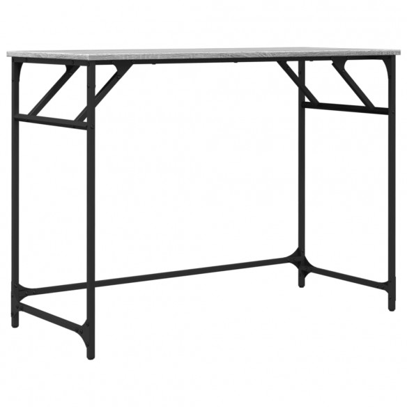 Bureau sonoma gris bois d'ingénierie et acier enduit de poudre Bureau sonoma gris bois d'ingénierie et acier enduit de poudre