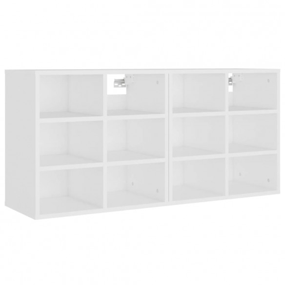 Armoires à chaussures 2 pcs Blanc 52,5x30x50 cm Armoires à chaussures 2 pcs Blanc 52,5x30x50 cm