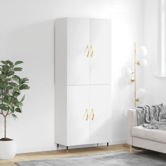 Buffet haut Blanc 69,5x34x180 cm 