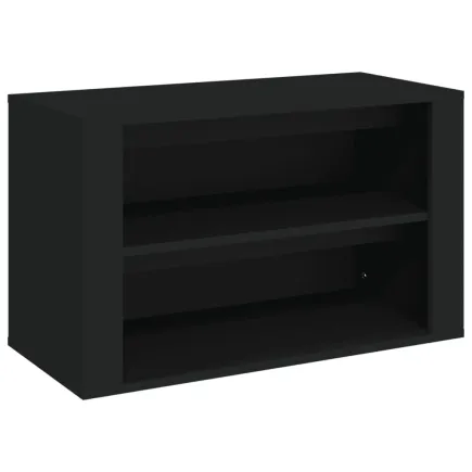 Étagère à chaussures Noir 75x35x45 cm  2