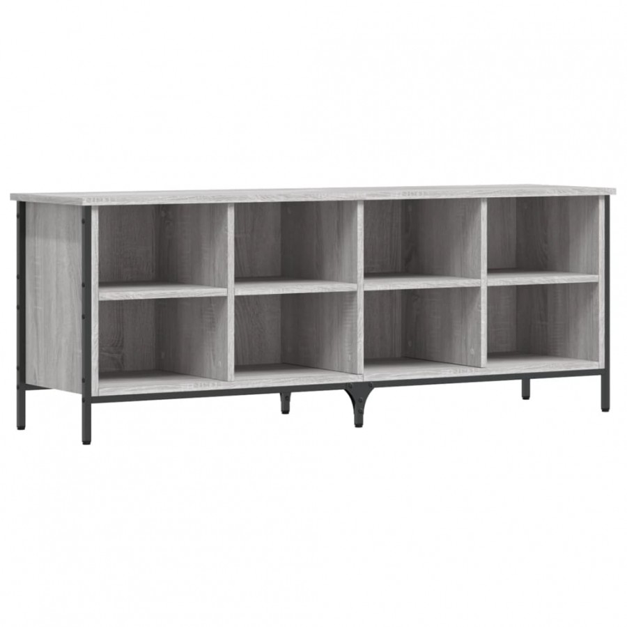 Armoire à chaussures sonoma gris 131x35x50 cm bois d'ingénierie