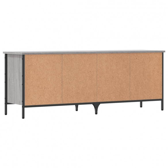 Armoire à chaussures sonoma gris 131x35x50 cm bois d'ingénierie