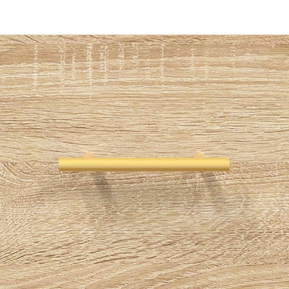 Banc à chaussures chêne sonoma 102x35x55 cm bois d'ingénierie
