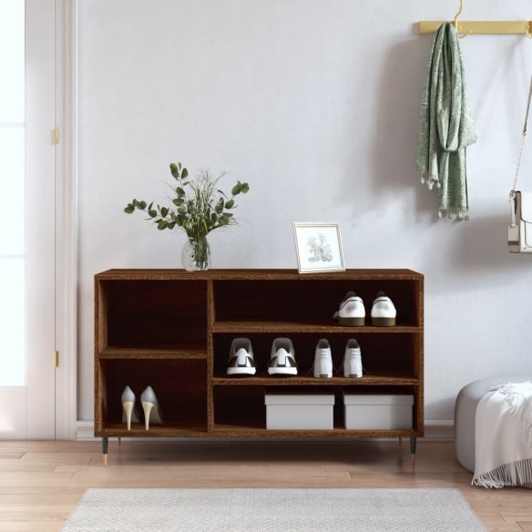 Armoire à chaussures Chêne marron 102x36x60cm 