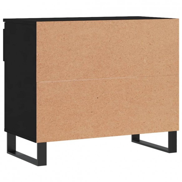 Armoire à chaussures Noir 70x36x60 cm 