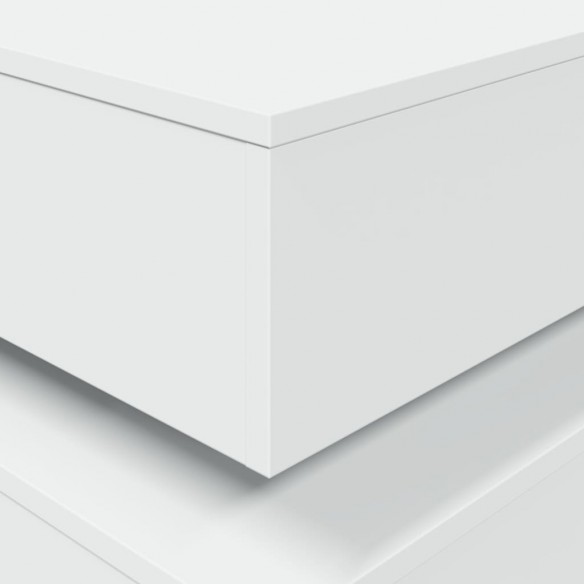 Table basse avec lumières LED blanc 90x50x40 cm Table basse avec lumières LED blanc 90x50x40 cm