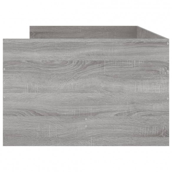 Lit avec tiroirs sonoma gris 90x190 cm