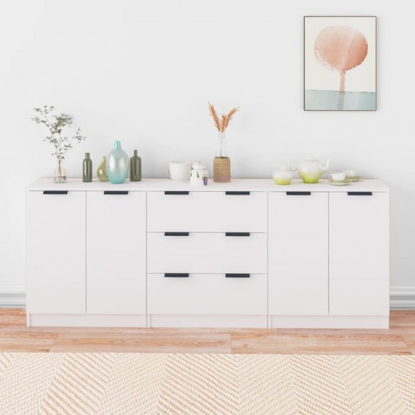 Buffets 3 pcs Blanc 