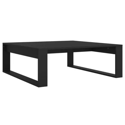Table basse Noir 100x100x35 cm Aggloméré 2