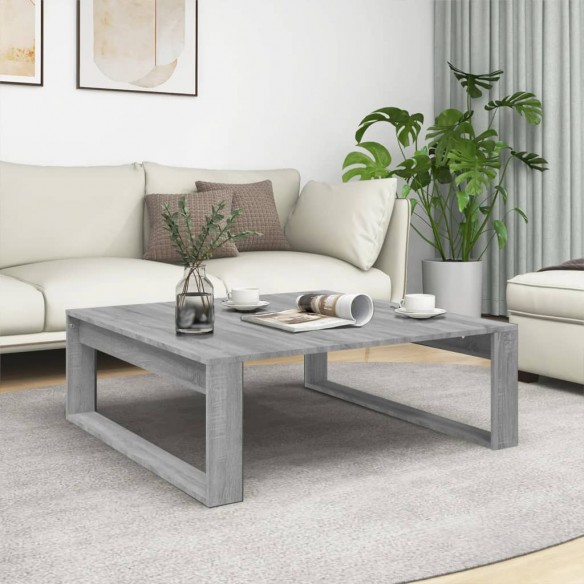 Table basse Sonoma gris 100x100x35 cm 