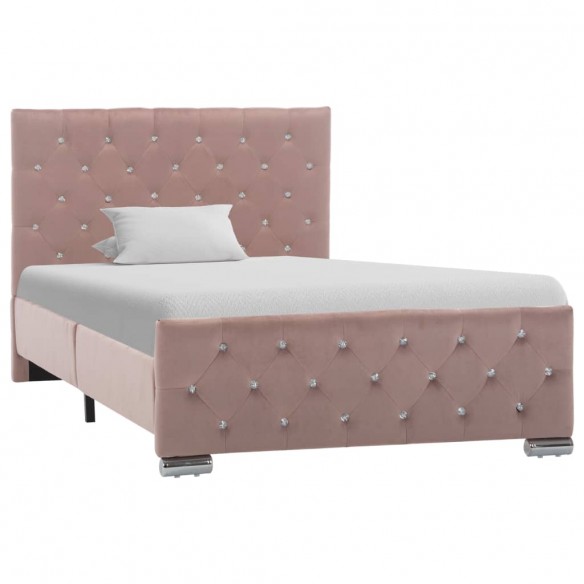 Lit Rose Velours 100 x 200 cm