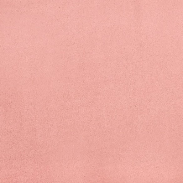 Tête de lit avec oreilles Rose 203x16x78/88 cm Velours