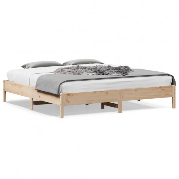 Lit 180x200 cm bois de pin massif