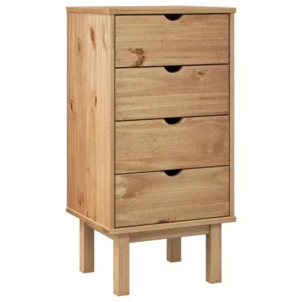 Commode OTTA 45x39x90 cm bois de pin massif 2