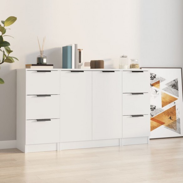 Buffets 3 pcs Blanc 