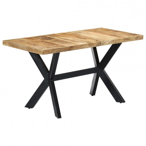 Table de salle à manger 140x70x75 cm Bois manguier massif brut Table de salle à manger 140x70x75 cm Bois manguier massif brut