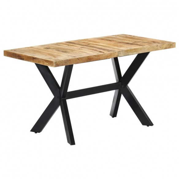 Table de salle à manger 140x70x75 cm Bois manguier massif brut Table de salle à manger 140x70x75 cm Bois manguier massif brut