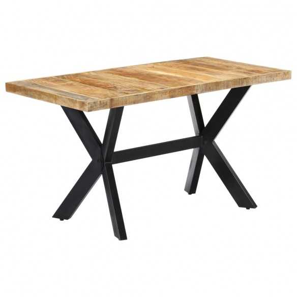 Table de salle à manger 140x70x75 cm Bois manguier massif brut Table de salle à manger 140x70x75 cm Bois manguier massif brut