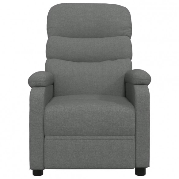 Fauteuil de massage Gris foncé Tissu Fauteuil de massage Gris foncé Tissu