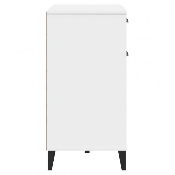 Buffet VIKEN blanc 80x40x80 cm bois massif de pin Buffet VIKEN blanc 80x40x80 cm bois massif de pin