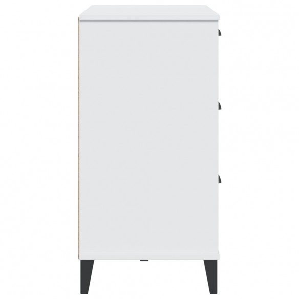 Buffet VIKEN blanc 80x40x80 cm bois massif de pin Buffet VIKEN blanc 80x40x80 cm bois massif de pin