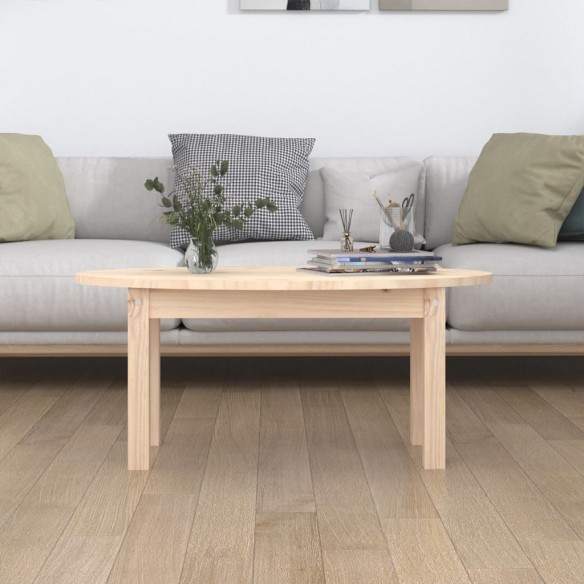 Table basse 80x40x35 cm Bois massif de pin Table basse 80x40x35 cm Bois massif de pin