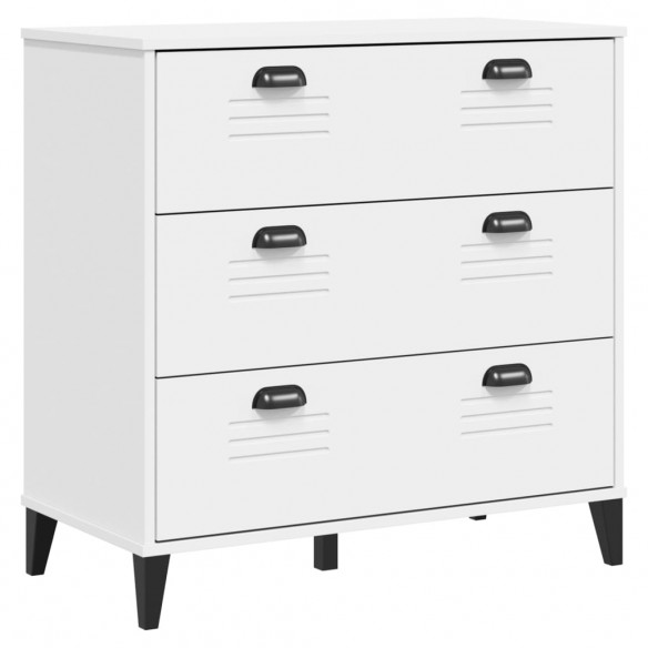 Commode VIKEN blanc bois de pin solide Commode VIKEN blanc bois de pin solide