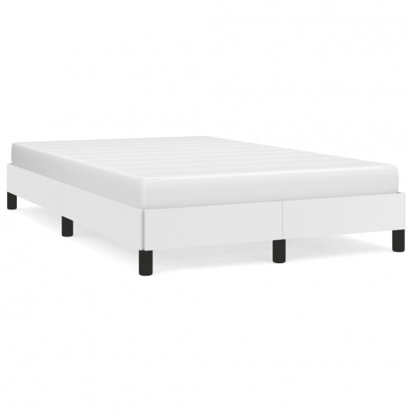 Lit blanc 120x190 cm similicuir