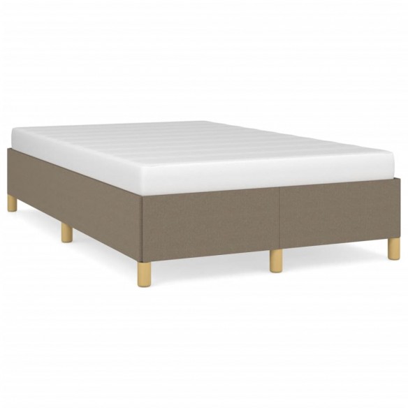 Lit taupe 120x190 cm tissu