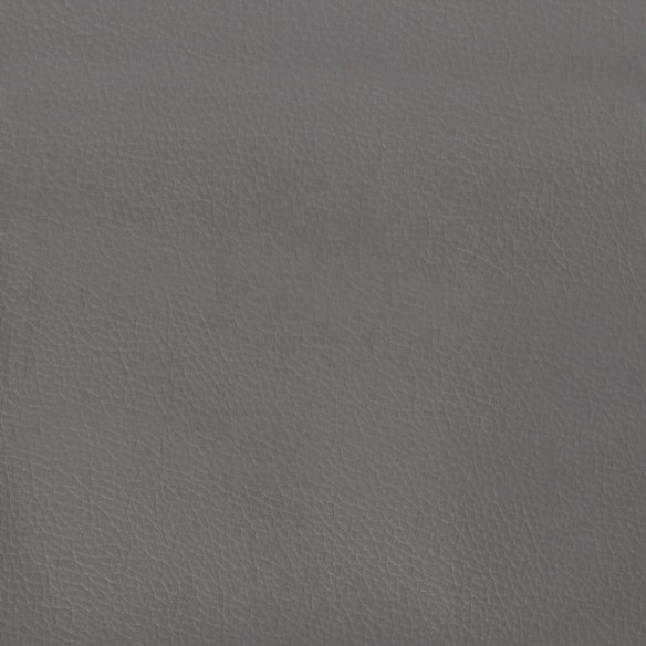 Tête de lit avec oreilles Gris 183x16x118/128 cm Similicuir