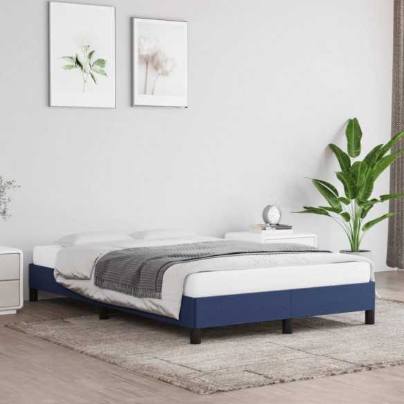 Lit Bleu 120 x 200 cm Tissu