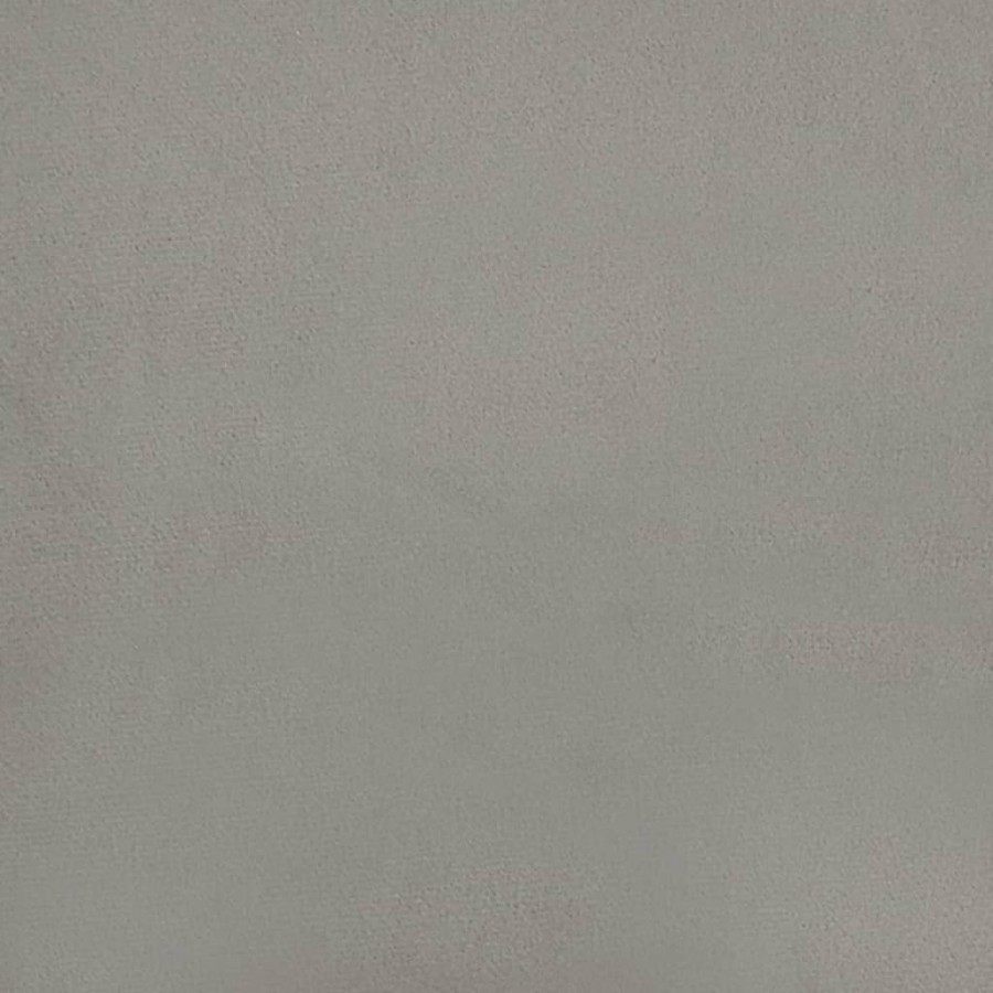 Têtes de lit 2 pcs Gris clair 90x7x78/88 cm Velours