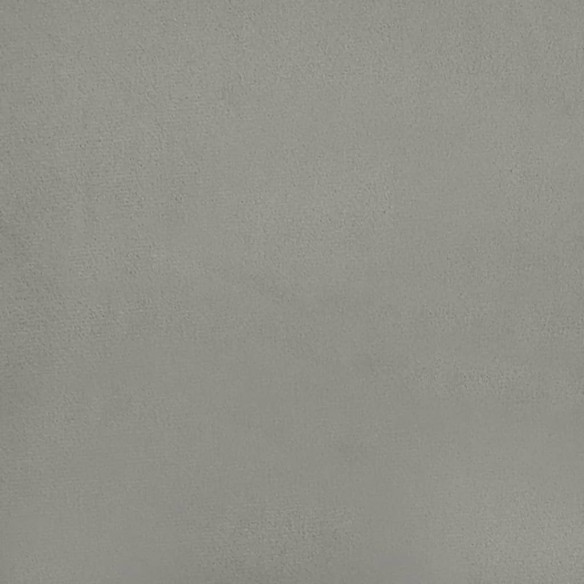 Têtes de lit 4 pcs Gris clair 90x7x78/88 cm Velours