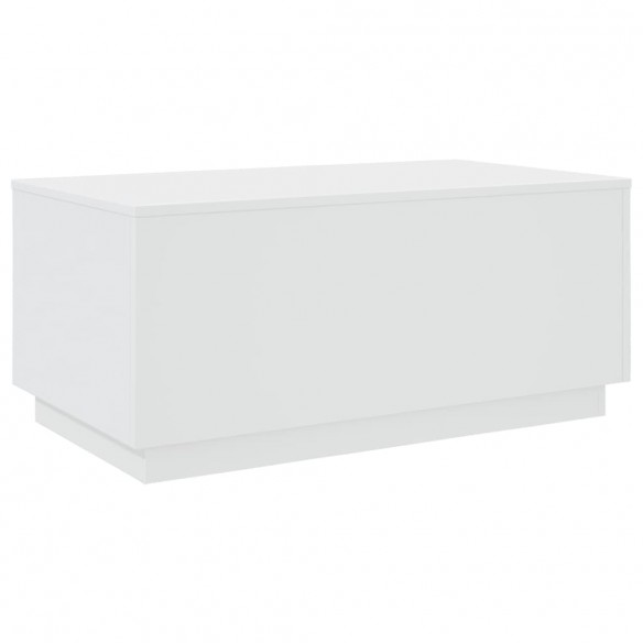 Table basse avec lumières LED blanc 90x50x40 cm Table basse avec lumières LED blanc 90x50x40 cm
