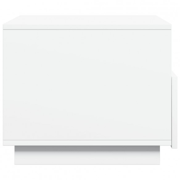 Table basse avec lumières LED blanc 50x49x40 cm Table basse avec lumières LED blanc 50x49x40 cm