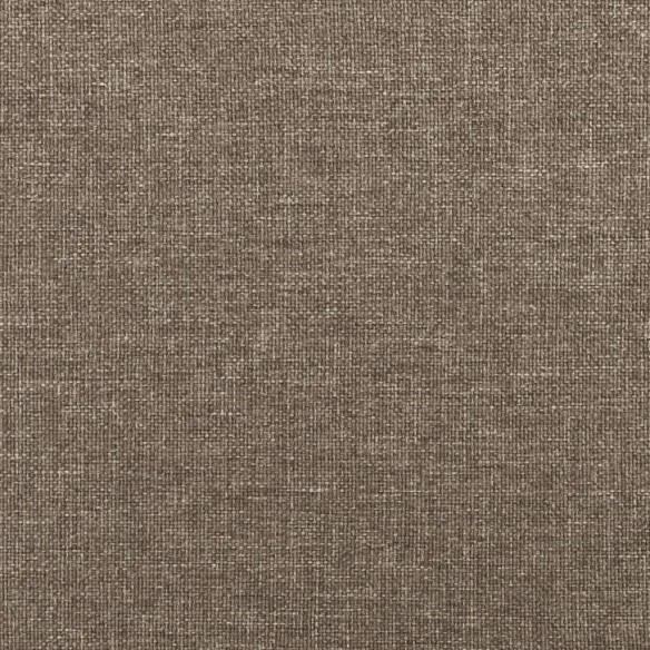 Tête de lit avec oreilles Taupe 183x16x118/128 cm Tissu