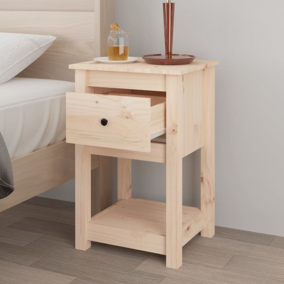Tables de chevet 2 pcs 40x35x61,5 cm Bois de pin massif Tables de chevet 2 pcs 40x35x61,5 cm Bois de pin massif