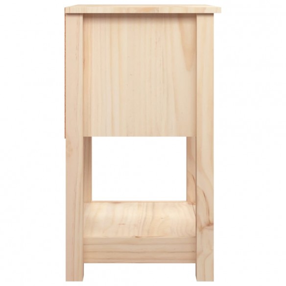 Tables de chevet 2 pcs 40x35x61,5 cm Bois de pin massif Tables de chevet 2 pcs 40x35x61,5 cm Bois de pin massif